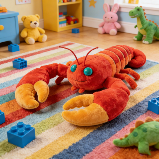 Colorful Peacock Mantis Shrimp Plush Toy
