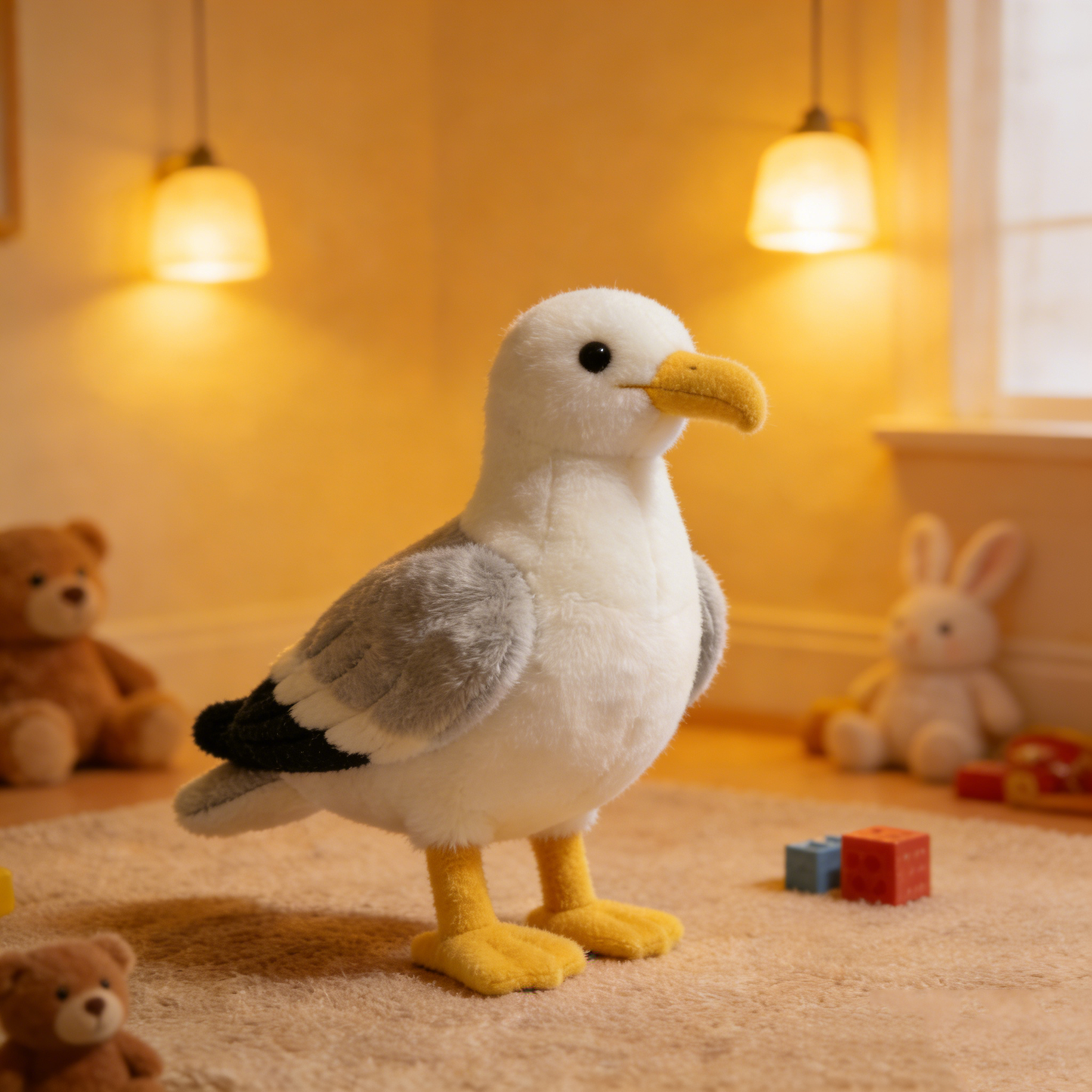 Obedient & Healing Seagull Plush Doll