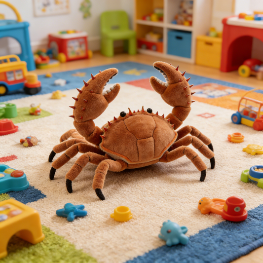 Cartoon Crab Plush Toy