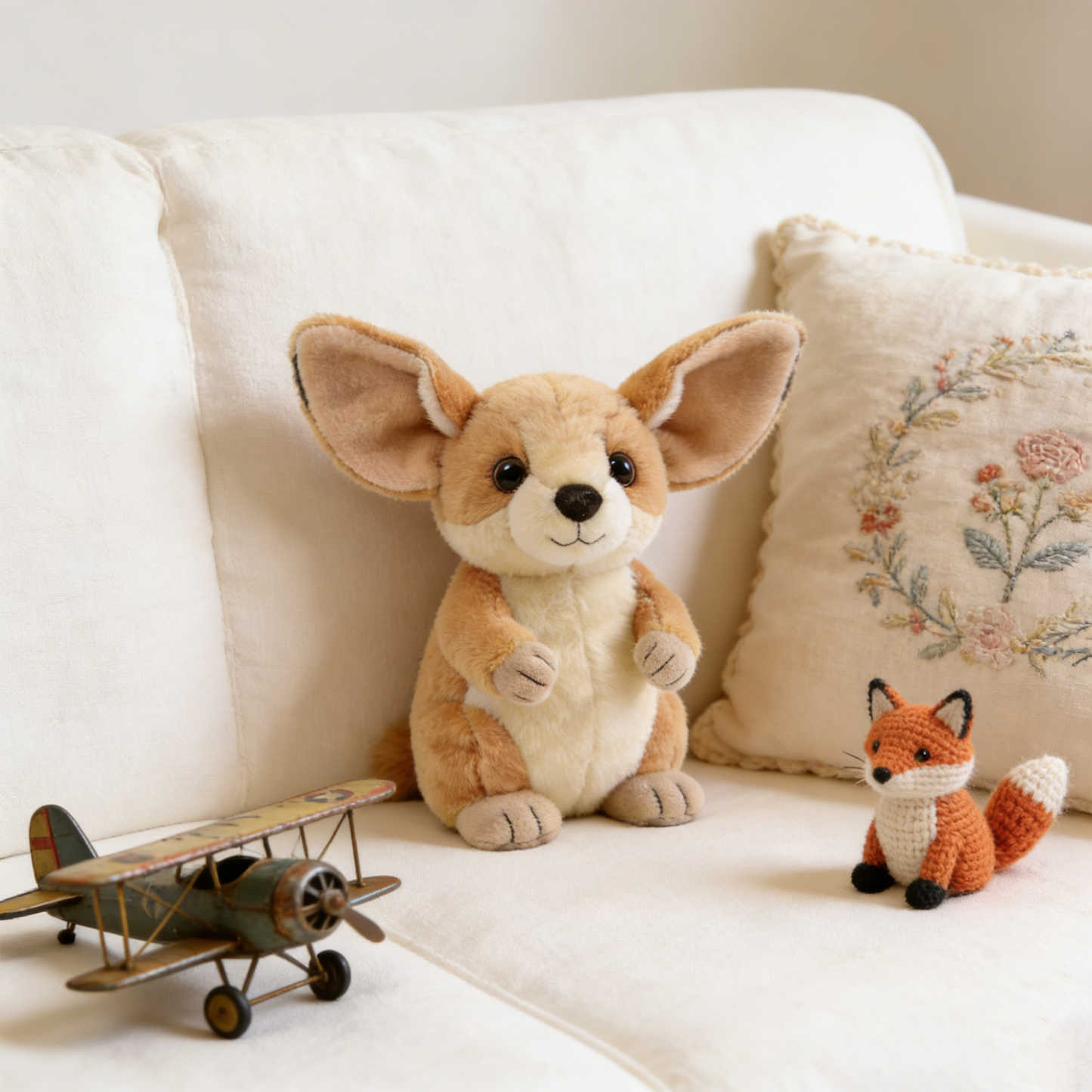 Cozy Fennec Fox Plush Toy