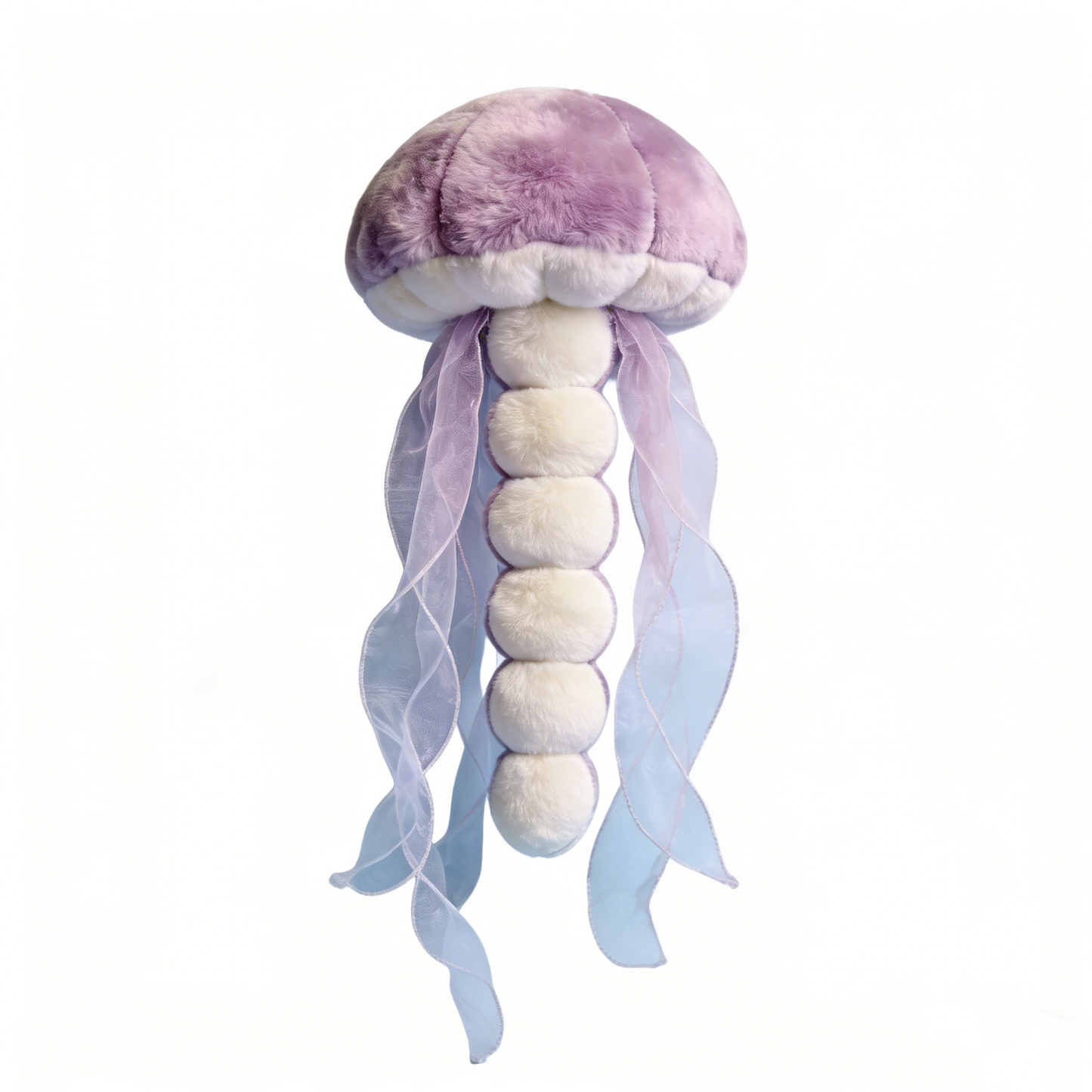 Dreamy gradient purple and white jellyfish plushies