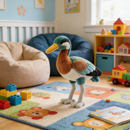 Vivid & Realistic Mallard Duck Plush Doll