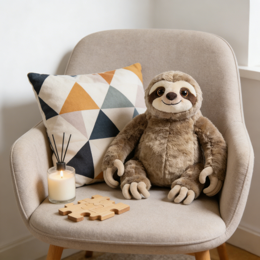 Lazy Sitting Sloth Plush Toy