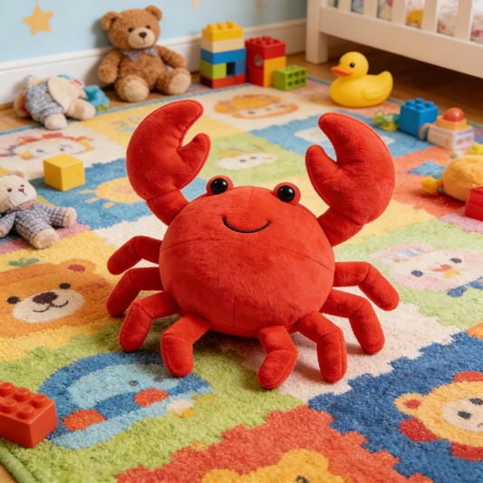 Colorful Crab Plush Toy