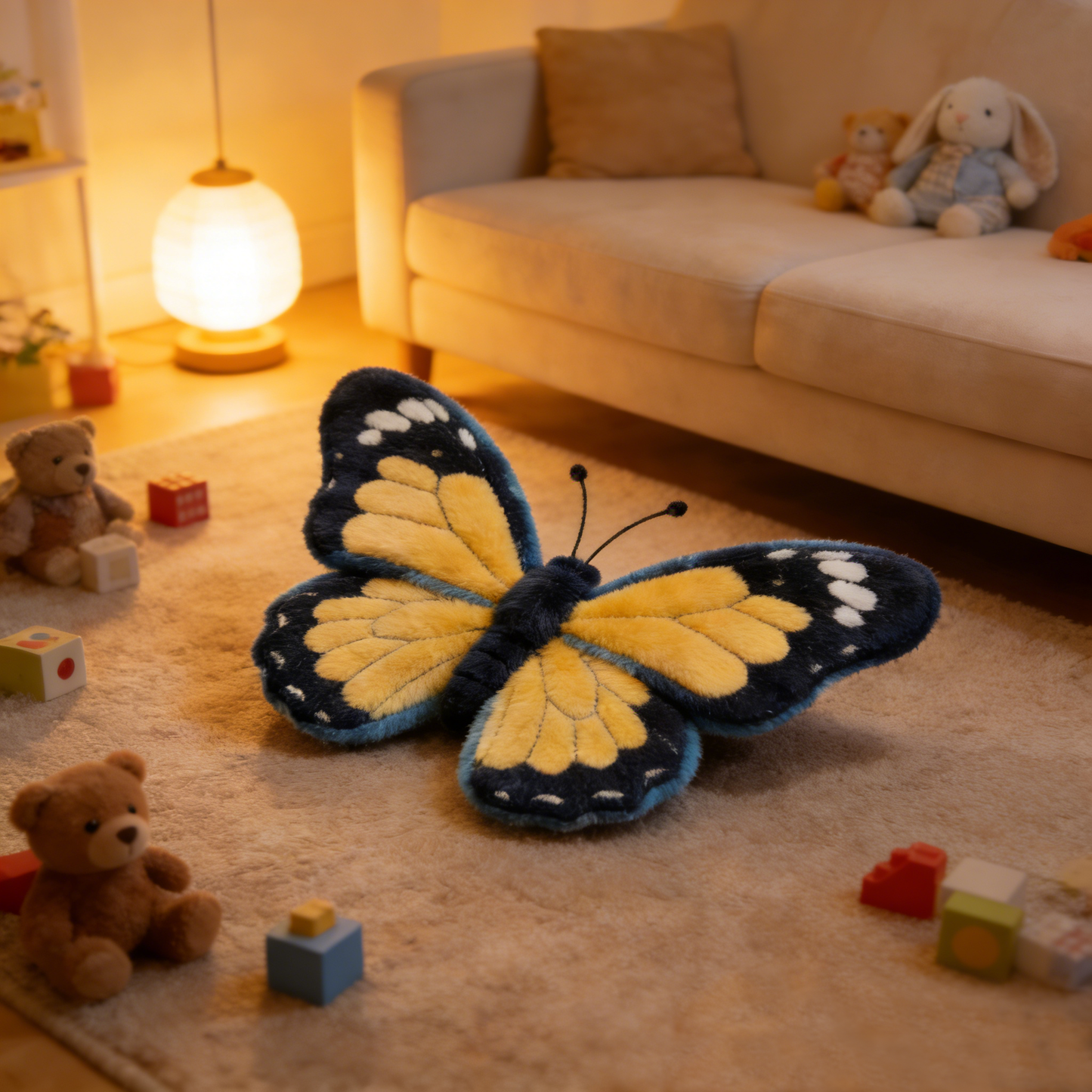 Colorful Monarch Butterfly Plush Doll