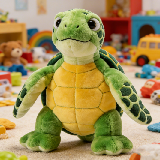 Realistic Sea Turtle Plush Toy