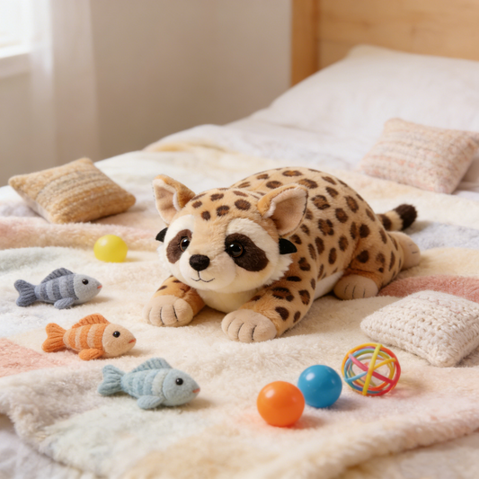 Lazy Ocelot Plush Toy