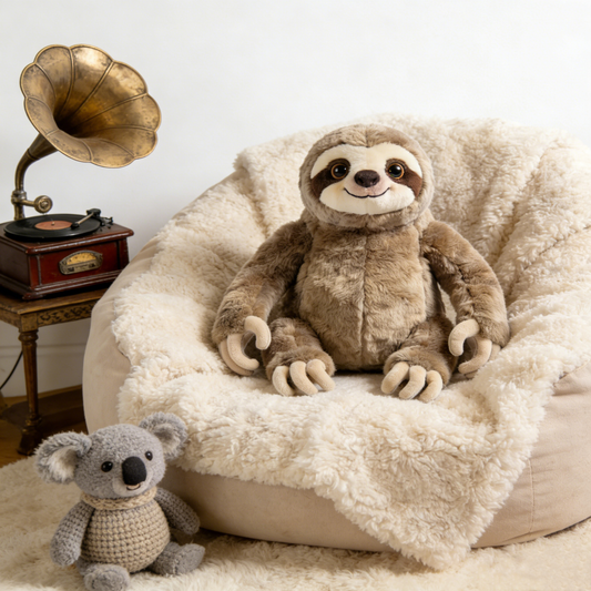 Curled-Up Pangolin Plush Toy